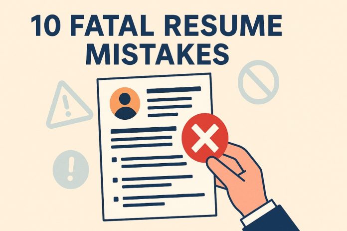 resume mistakes